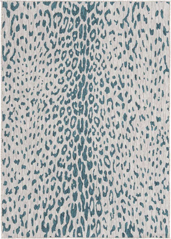 5' 3 x 8' Easy-Clean Safari Indoor / Outdoor Rug