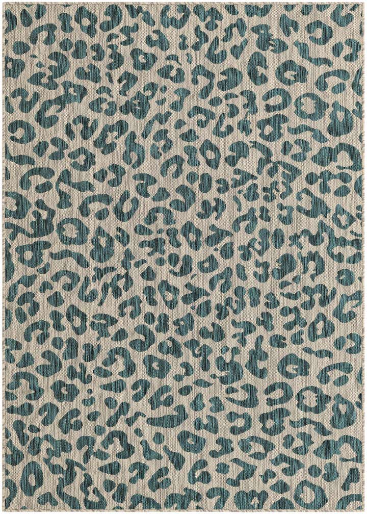5' x 7' 7 Easy-Clean Safari Indoor / Outdoor Rug