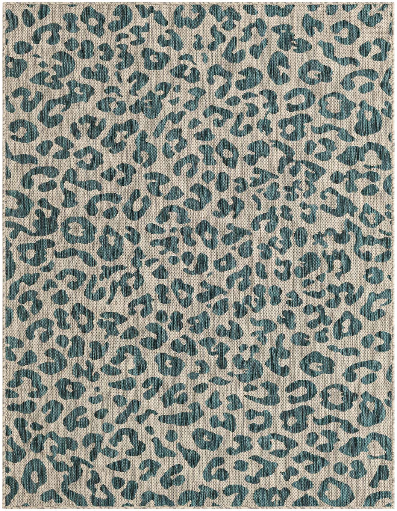 5' x 7' 7 Easy-Clean Safari Indoor / Outdoor Rug