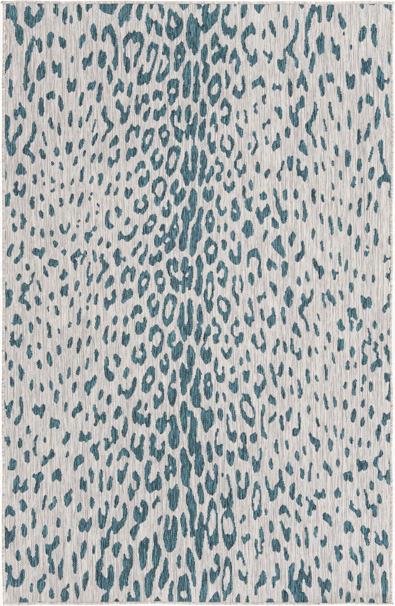 Primary image 5' 3 x 8'  Washable Safari Indoor / Outdoor Rug