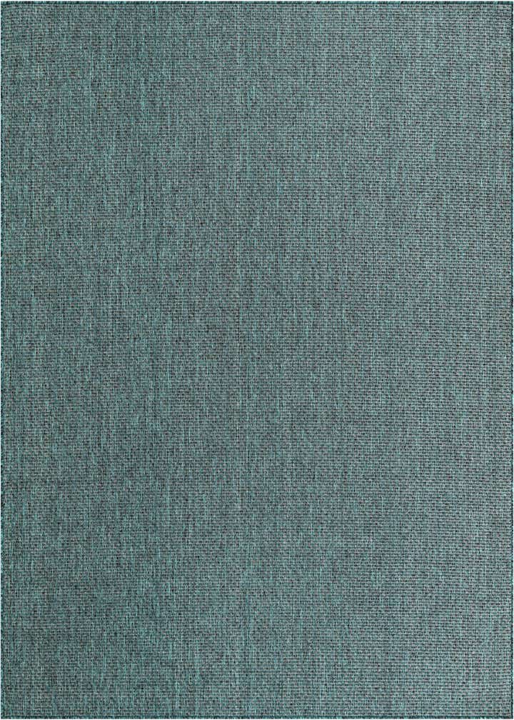 7' 10 x 11' Easy-Clean Solid Indoor / Outdoor Rug