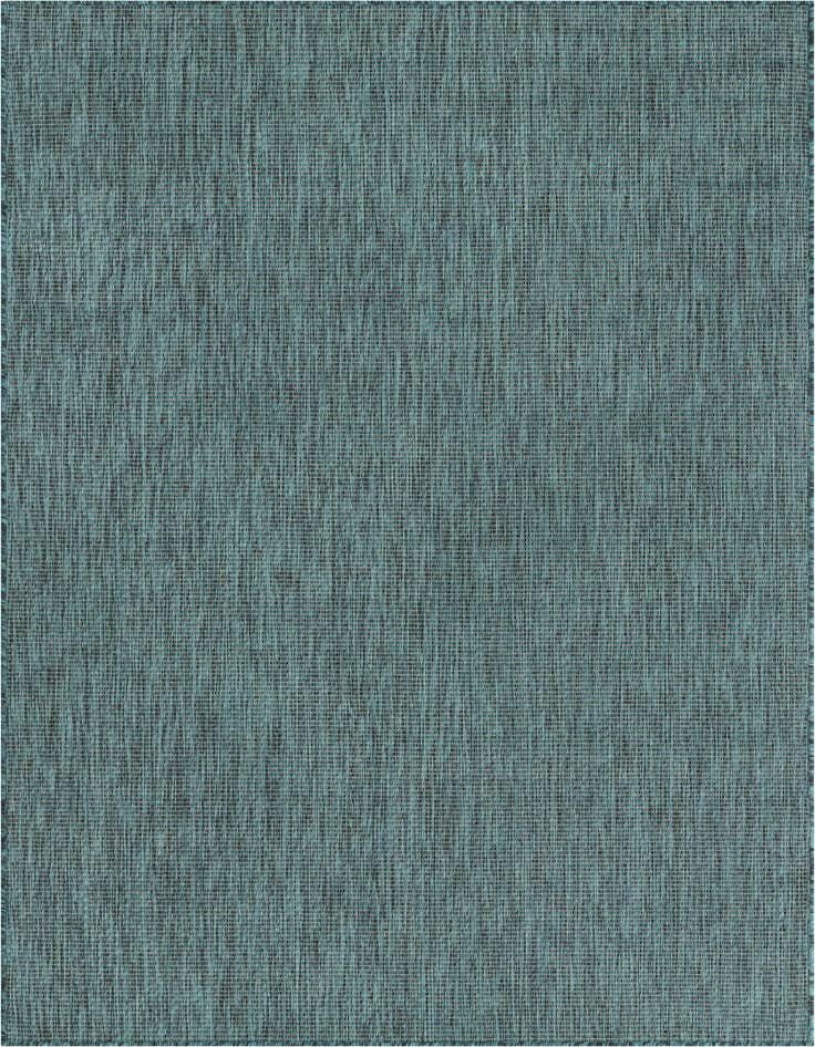 Detail image of 5' 3 x 8' Easy-Clean Solid Indoor / Outdoor Rug