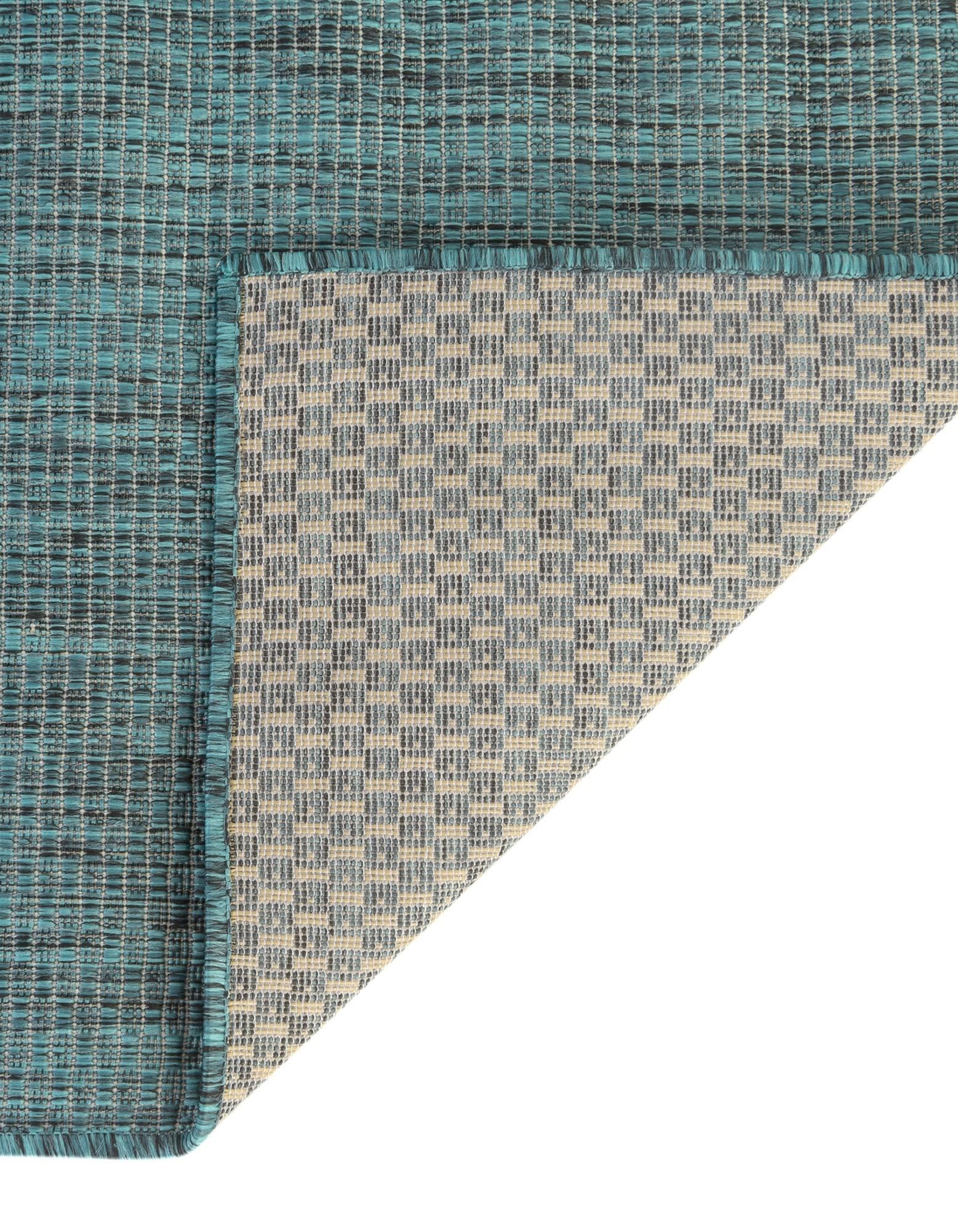 6' x 9' Easy-Clean Solid Indoor / Outdoor Rug