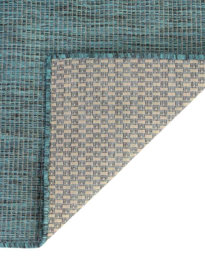 6' x 9' Easy-Clean Solid Indoor / Outdoor Rug