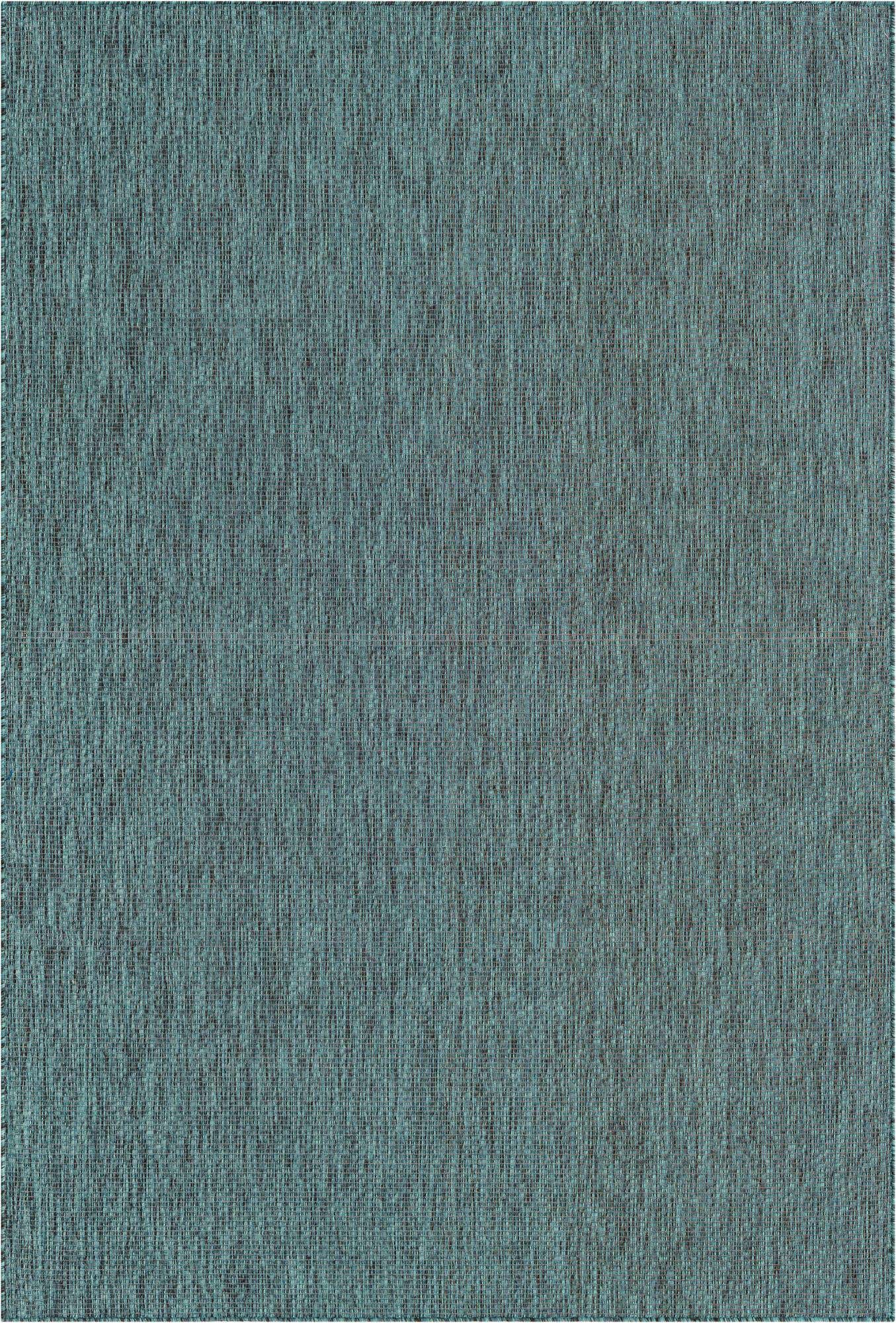 6' x 9' Easy-Clean Solid Indoor / Outdoor Rug