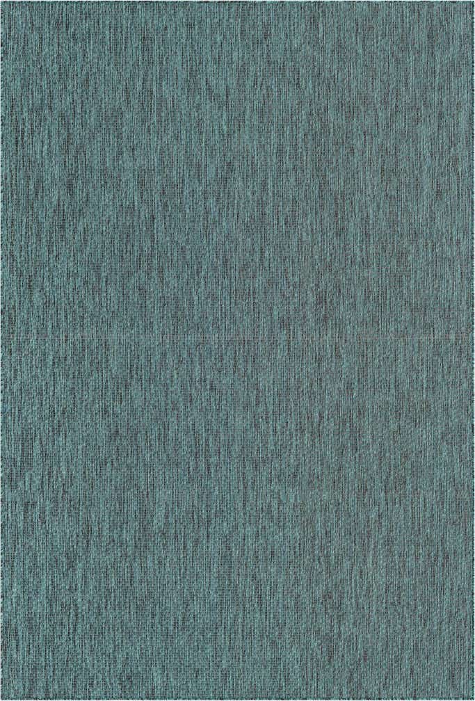 6' x 9' Easy-Clean Solid Indoor / Outdoor Rug