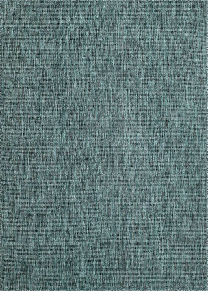 9' x 12' Easy-Clean Solid Indoor / Outdoor Rug