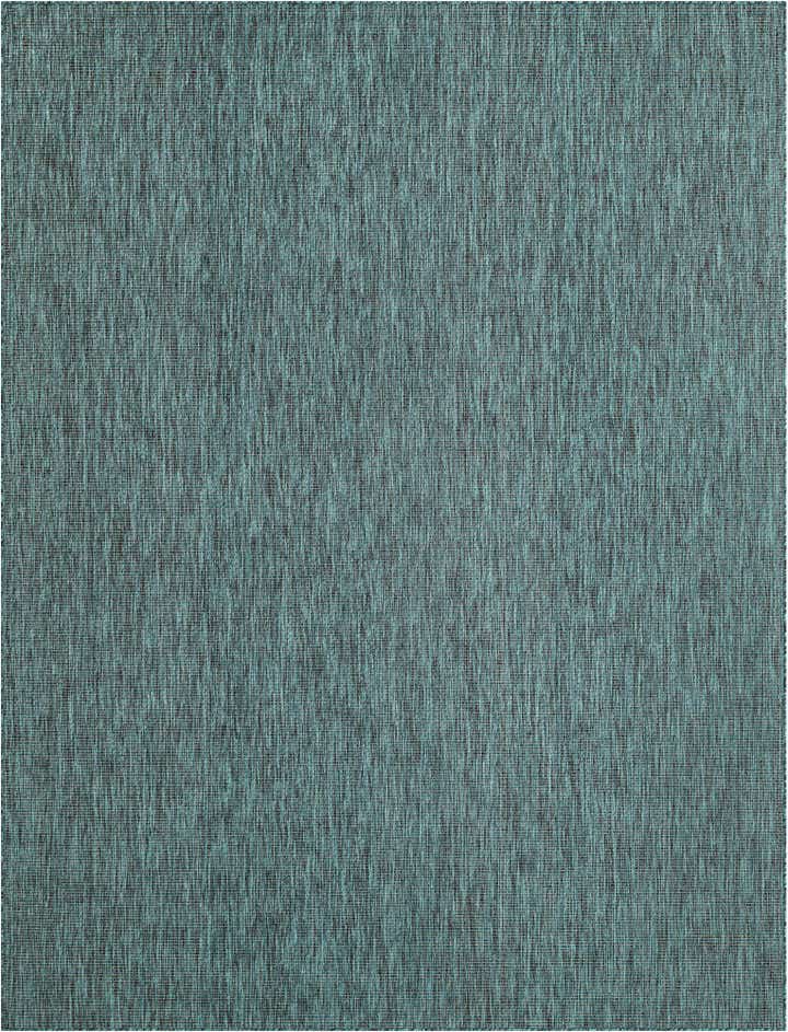 9' x 12' Easy-Clean Solid Indoor / Outdoor Rug