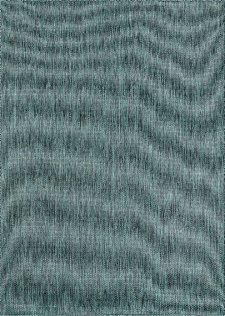 7' 10 x 10' Easy-Clean Solid Indoor / Outdoor Rug