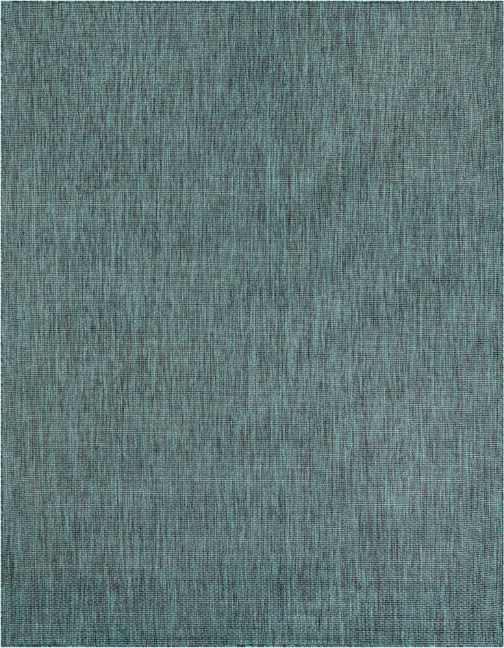 Detail image of 7' 10 x 10' Easy-Clean Solid Indoor / Outdoor Rug