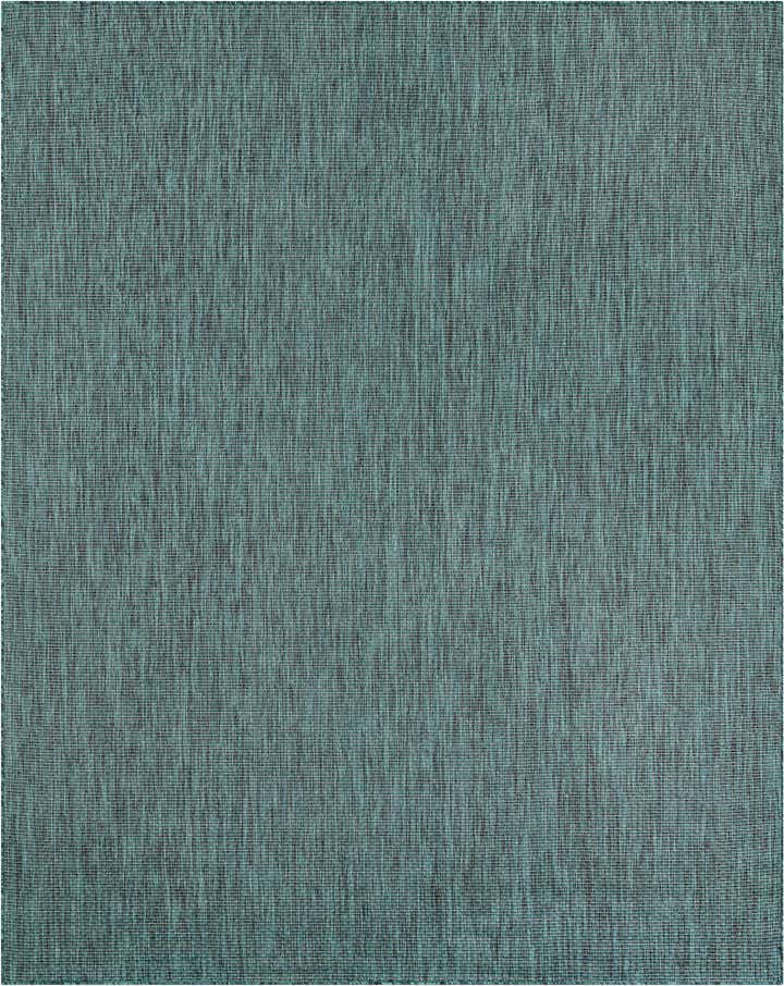 7' 10 x 10' Easy-Clean Solid Indoor / Outdoor Rug