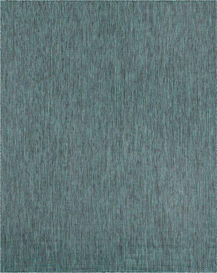 Detail image of 7' 10 x 10' Easy-Clean Solid Indoor / Outdoor Rug