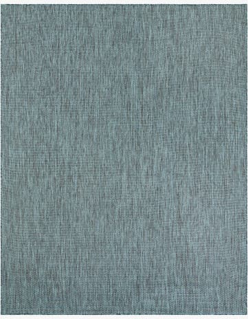 7' 10 x 10' Easy-Clean Solid Indoor / Outdoor Rug