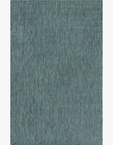 5' 3 x 8' Easy-Clean Solid Indoor / Outdoor Rug