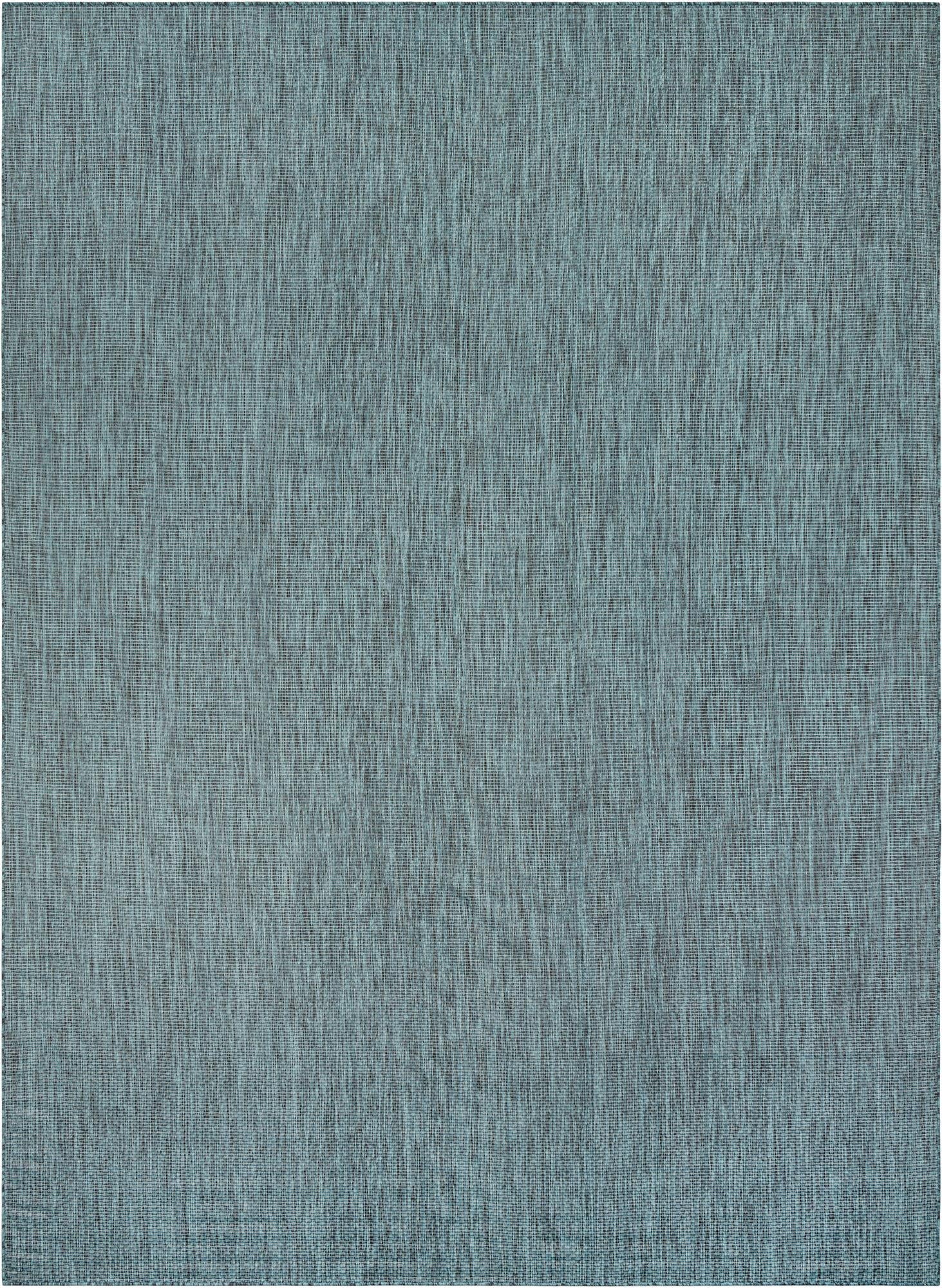 Primary image 10' x 14' 1  Washable Solid Indoor / Outdoor Rug