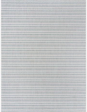 10' x 13' Easy-Clean Striped Indoor / Outdoor Rug