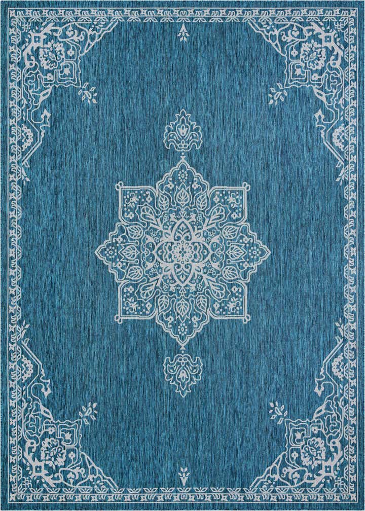 10' x 13' Easy-Clean Traditional Indoor / Outdoor Rug