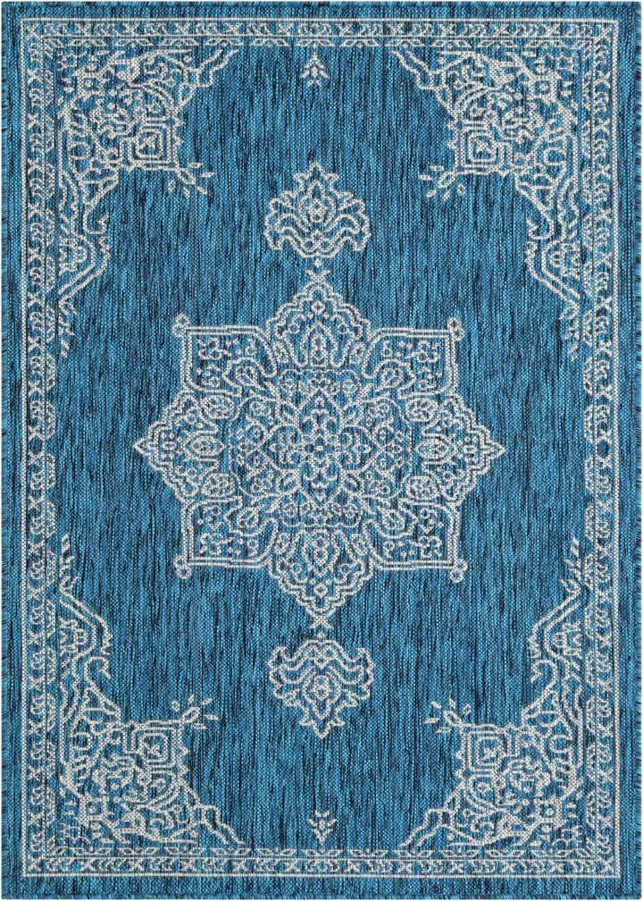 3' x 5' 3 Easy-Clean Traditional Indoor / Outdoor Rug