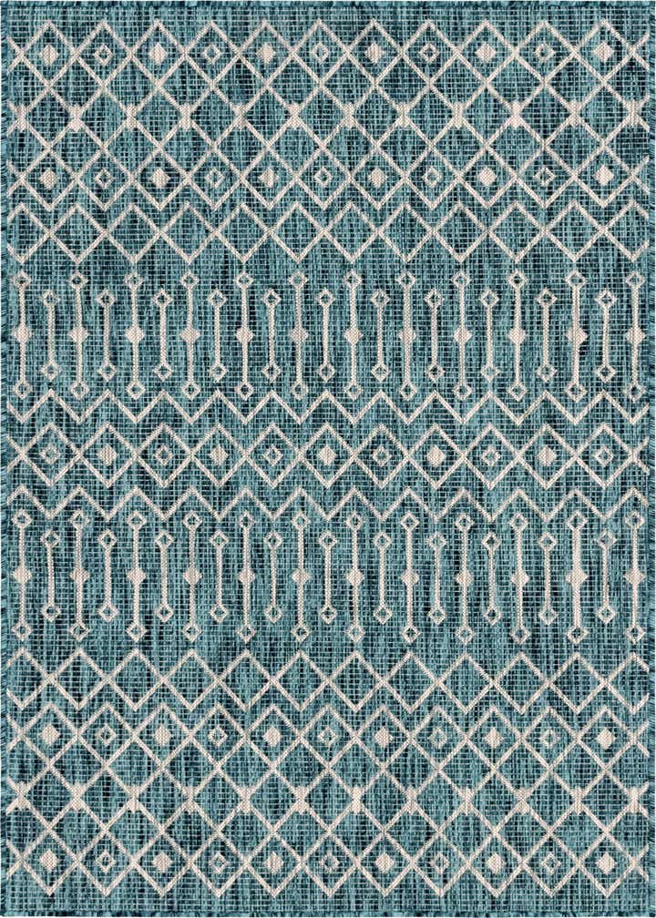 4' x 6' Easy-Clean Trellis Indoor / Outdoor Rug