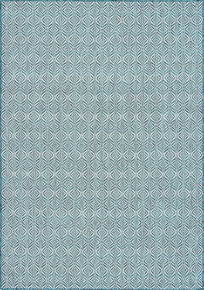 7' x 10' Easy-Clean Trellis Indoor / Outdoor Rug