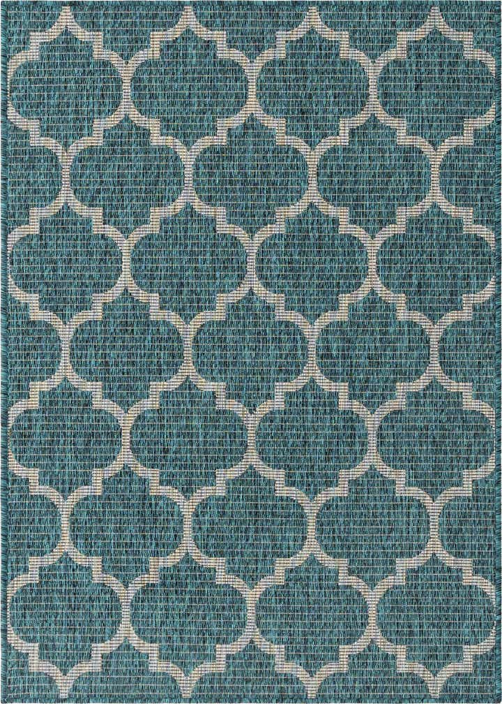 3' x 5' 3 Easy-Clean Trellis Indoor / Outdoor Rug