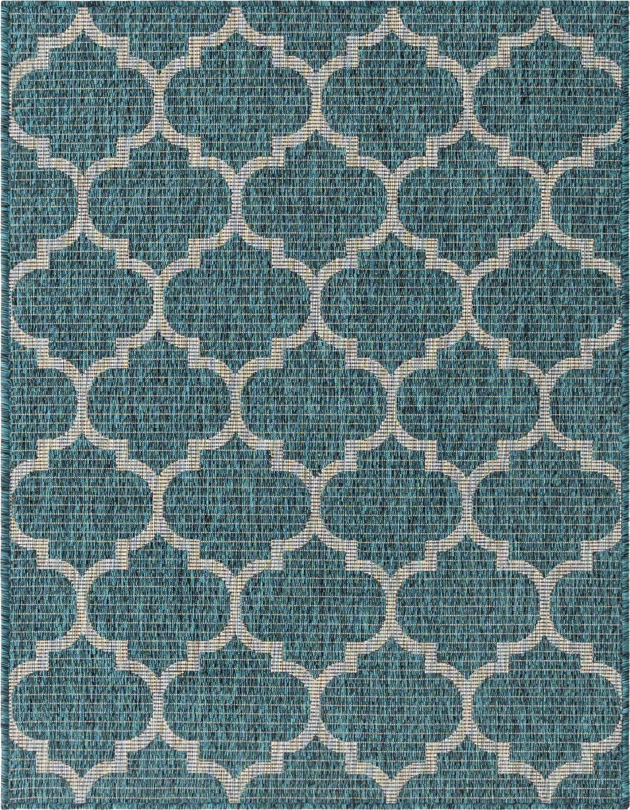 3' x 5' 3 Easy-Clean Trellis Indoor / Outdoor Rug