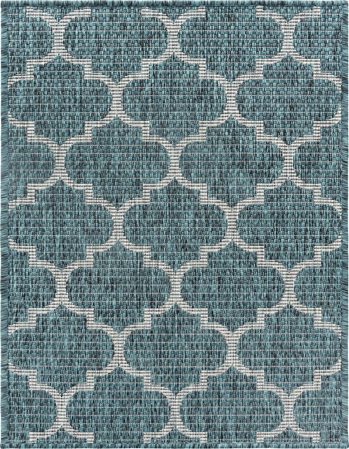 2' x 3' Easy-Clean Trellis Indoor / Outdoor Rug