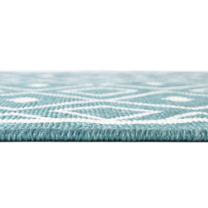 9' x 12' Easy-Clean Trellis Indoor / Outdoor Rug
