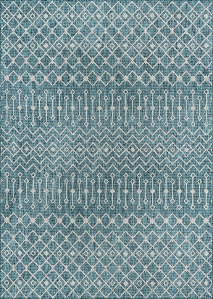 10' x 14' Easy-Clean Trellis Indoor / Outdoor Rug