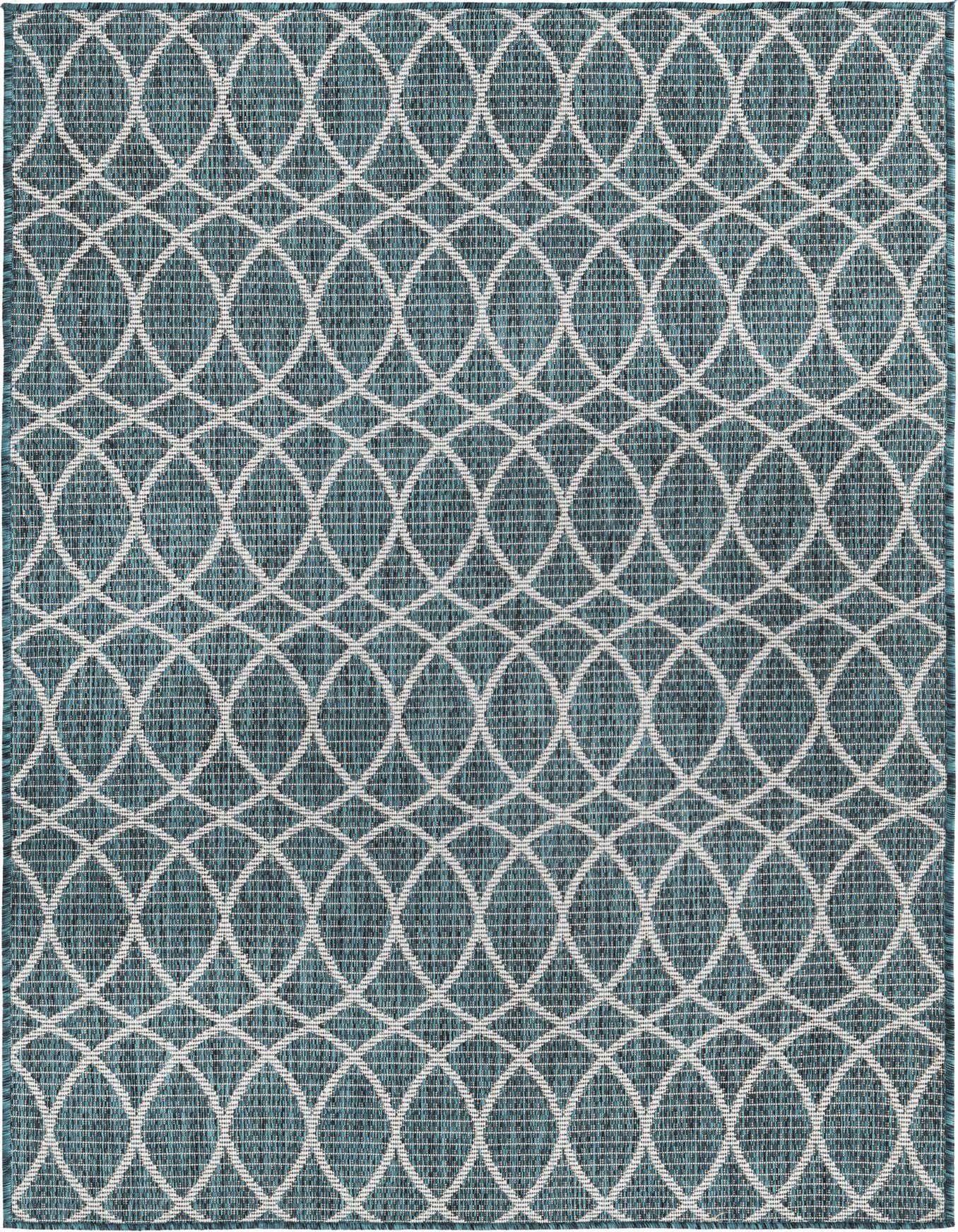 4' x 6' Easy-Clean Trellis Indoor / Outdoor Rug