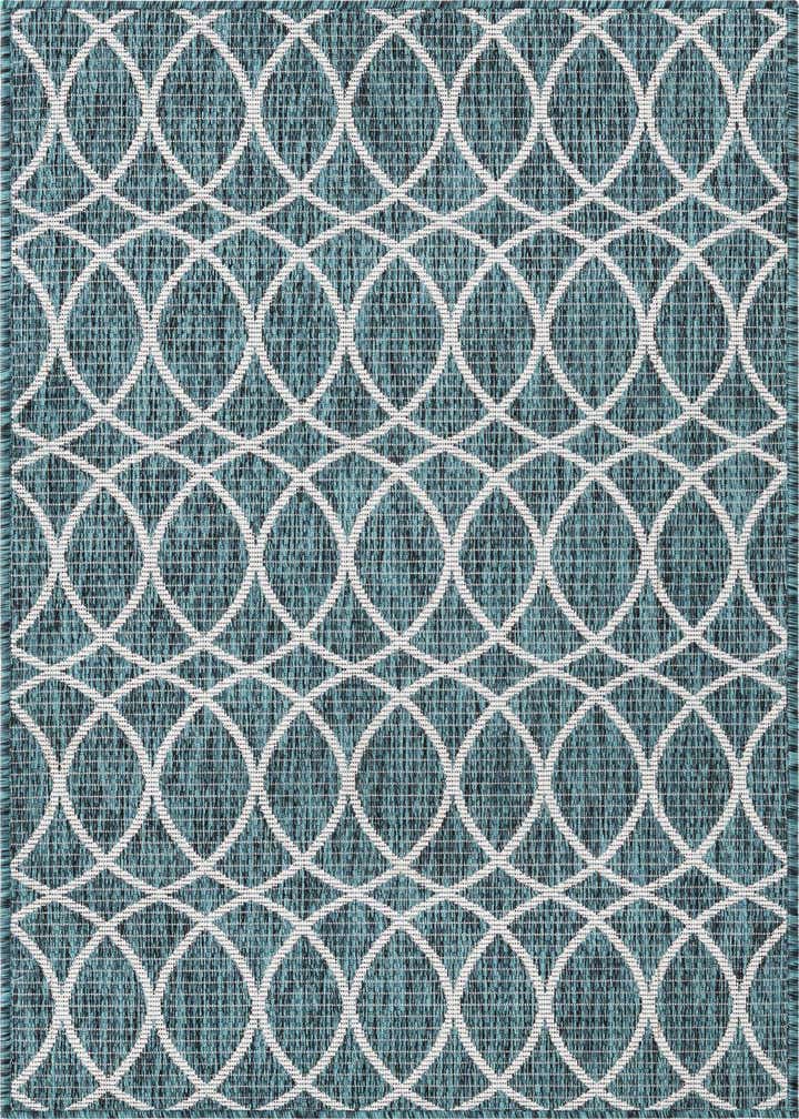 3' x 5' 3 Easy-Clean Trellis Indoor / Outdoor Rug