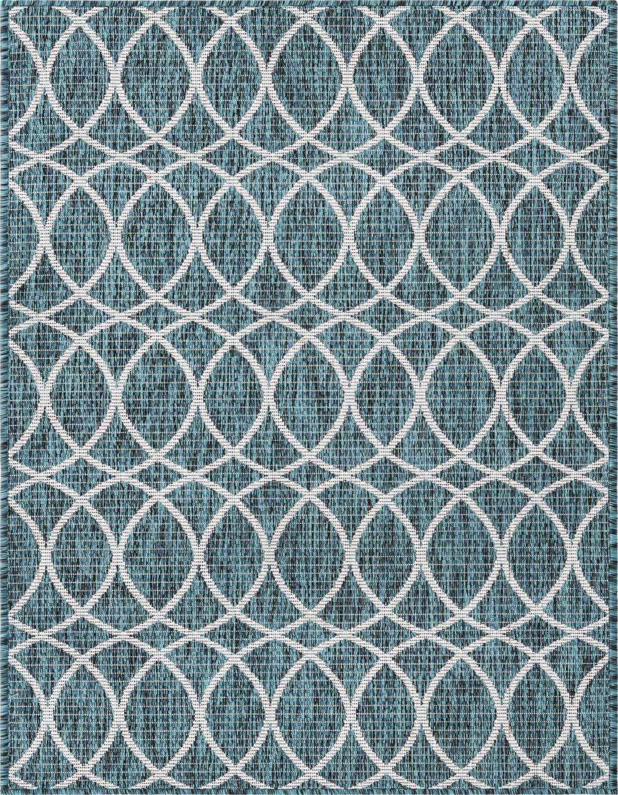 3' x 5' 3 Easy-Clean Trellis Indoor / Outdoor Rug
