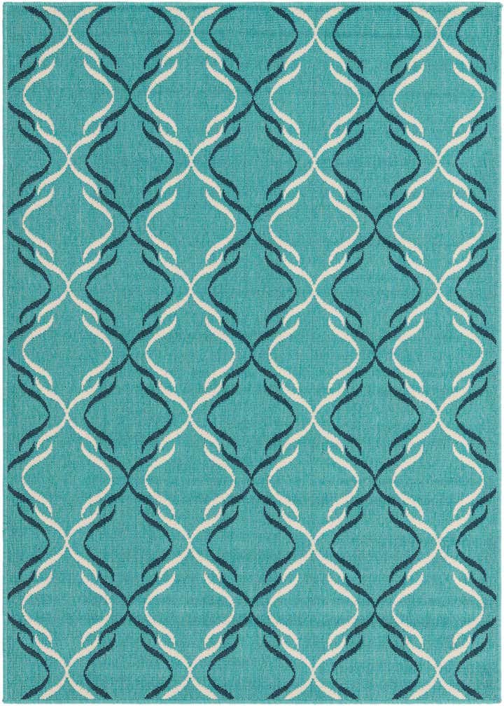 4' x 6' Easy-Clean Trellis Indoor / Outdoor Rug