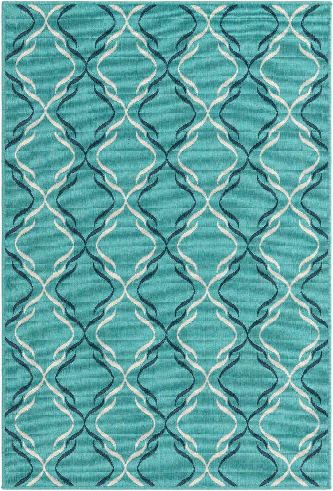 4' x 6' Easy-Clean Trellis Indoor / Outdoor Rug