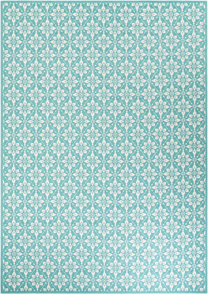 10' x 14' Easy-Clean Trellis Indoor / Outdoor Rug