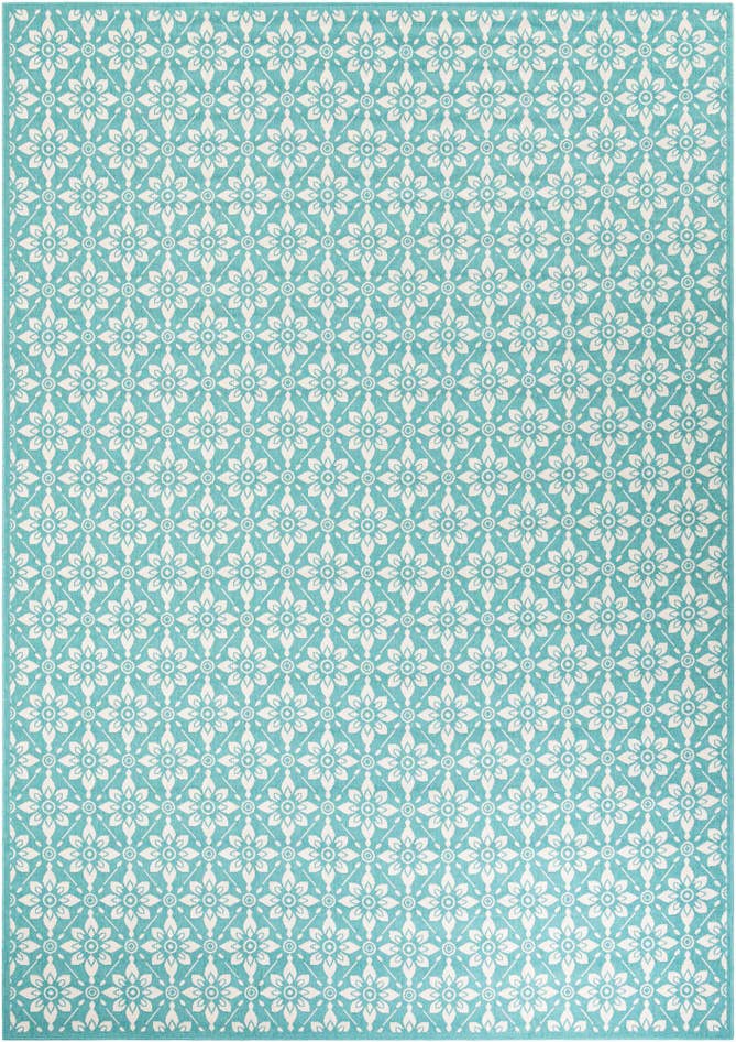 Detail image of 10' x 14' Easy-Clean Trellis Indoor / Outdoor Rug