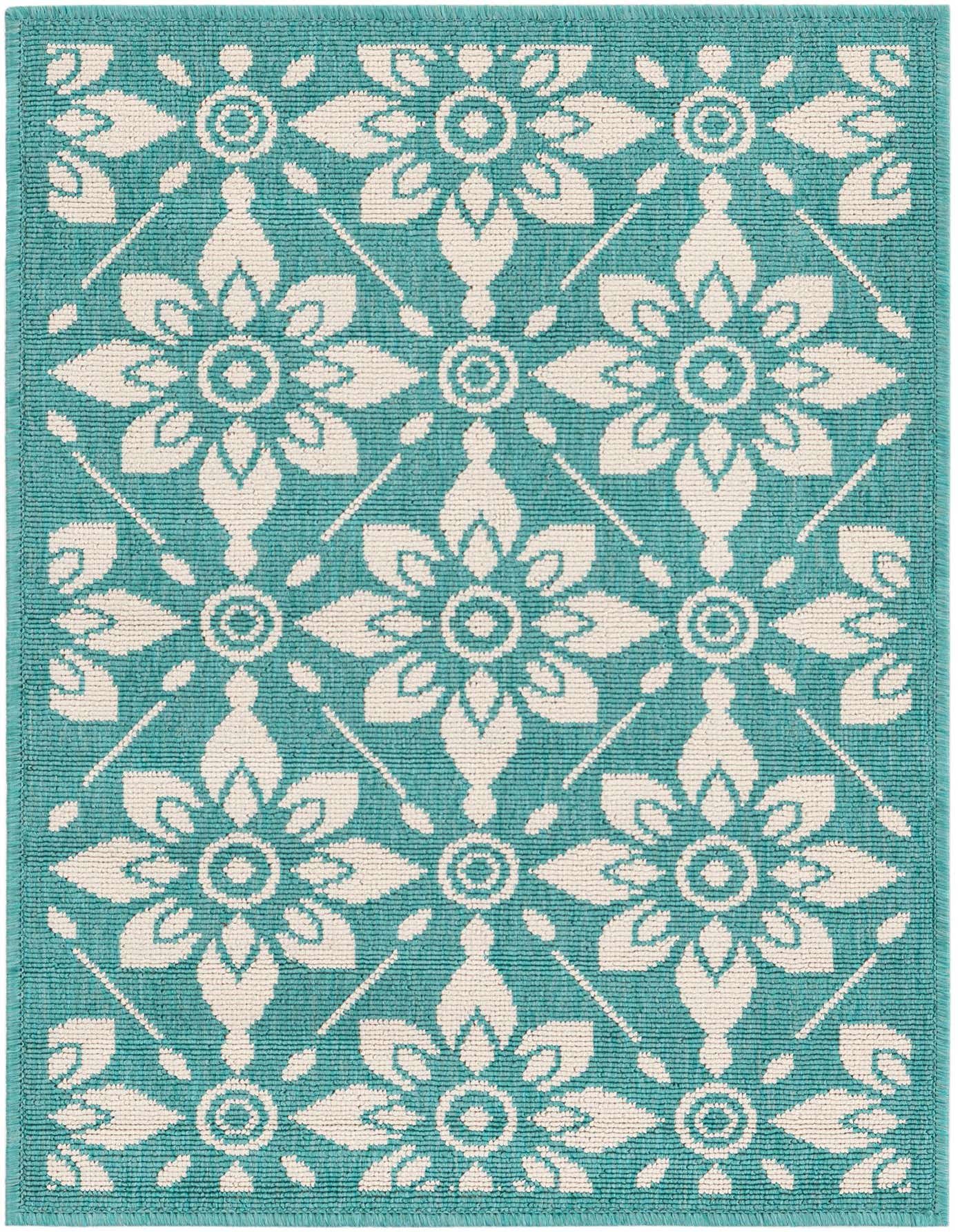 2' x 3' Easy-Clean Trellis Indoor / Outdoor Rug