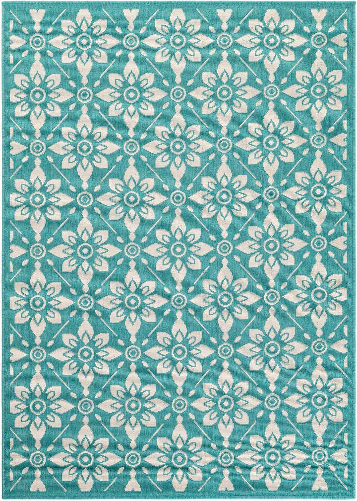 4' x 6' Easy-Clean Trellis Indoor / Outdoor Rug