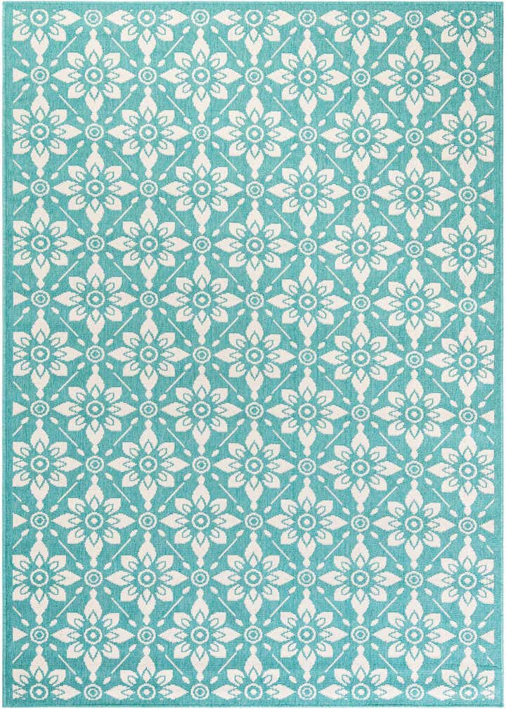 5' x 8' Easy-Clean Trellis Indoor / Outdoor Rug