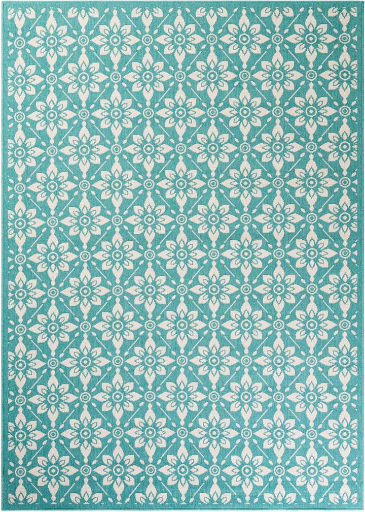 6' x 9' Easy-Clean Trellis Indoor / Outdoor Rug