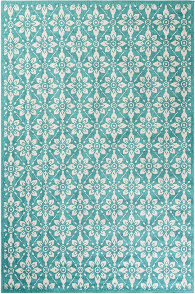 Detail image of 6' x 9' Easy-Clean Trellis Indoor / Outdoor Rug