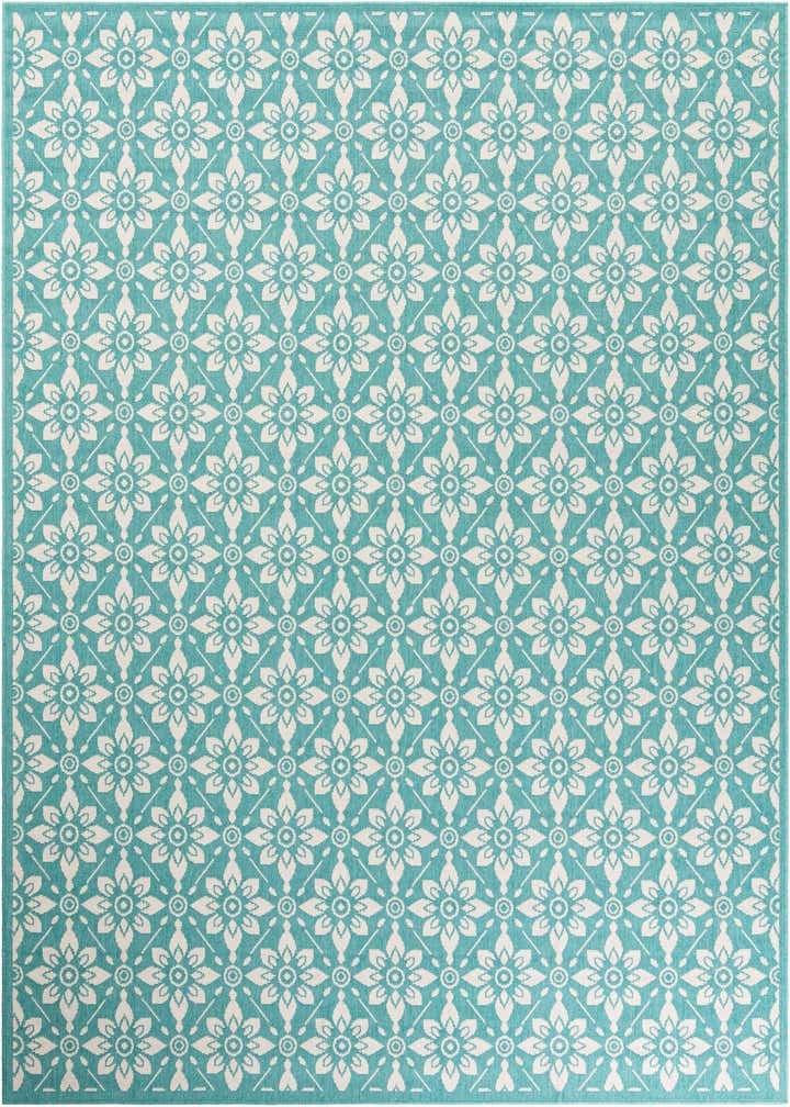 7' 10 x 10' Easy-Clean Trellis Indoor / Outdoor Rug