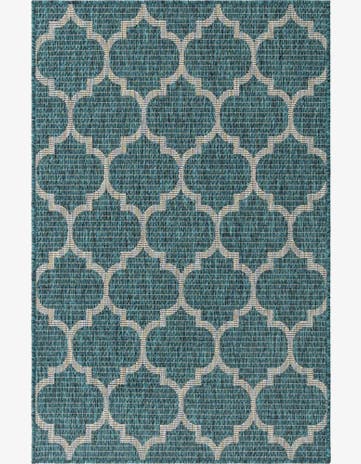 3' x 5' 3 Easy-Clean Trellis Indoor / Outdoor Rug