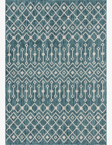 7' x 10' Easy-Clean Trellis Indoor / Outdoor Rug