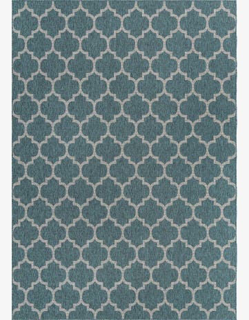10' x 14' Easy-Clean Trellis Indoor / Outdoor Rug