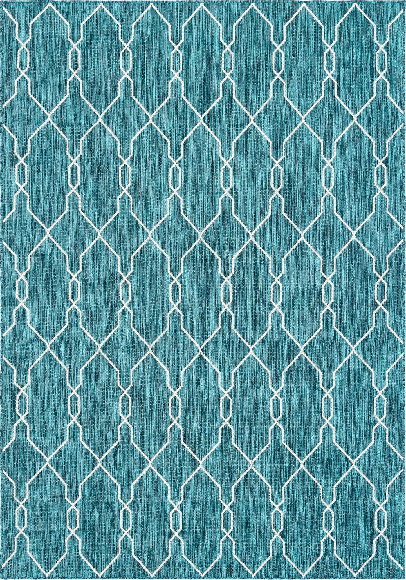 7' x 10'  Washable Trellis Indoor / Outdoor Rug