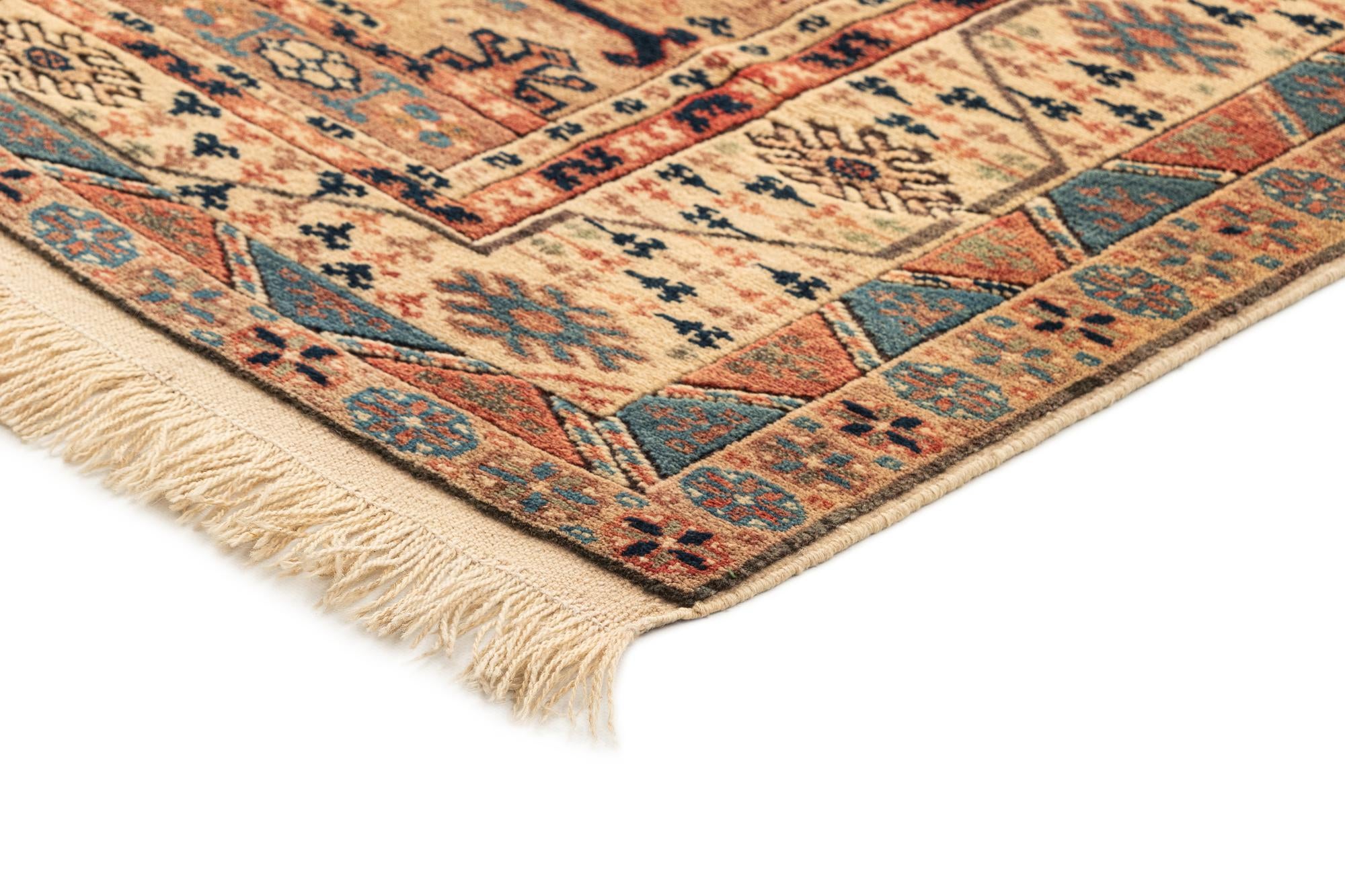 3' 5 x 5' 9 Hand Knotted Shirvan Wool Rug