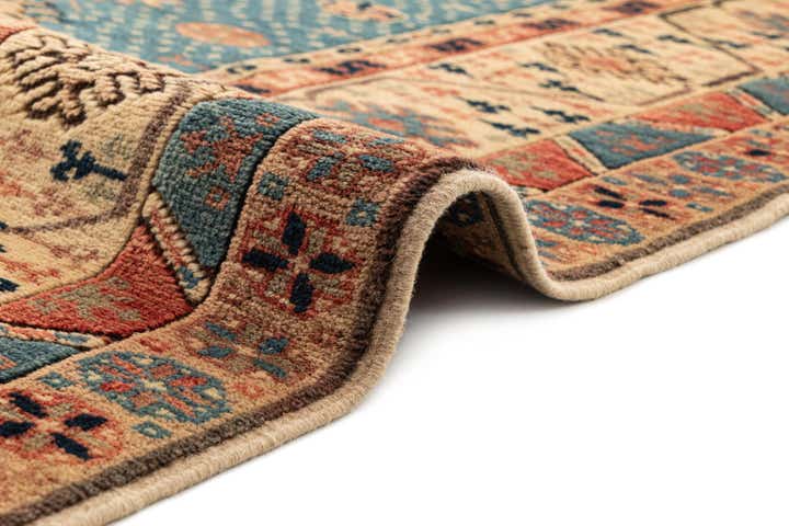 3' 5 x 5' 9 Hand Knotted Shirvan Wool Rug