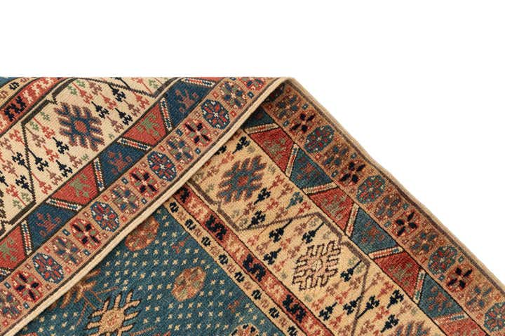 3' 5 x 5' 9 Hand Knotted Shirvan Wool Rug