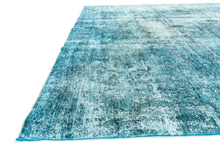 Detail image of 8' 6 x 11' 2 Hand Knotted Ultra Vintage Persian Wool Rug